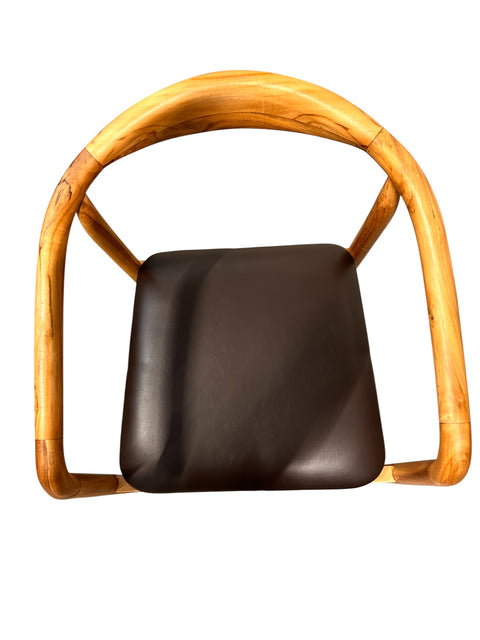 Teak Stoel "Kyoto" – Duurzame Houten Stoel met PU Zitting | Meubelasia