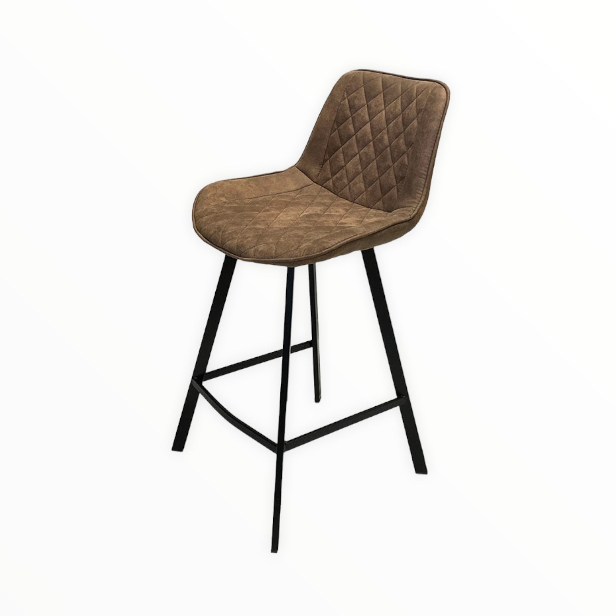 Comfortabele industriële barkruk Allure - Bruin