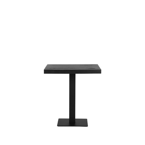 Restauranttisch 70x70x74 cm mit schwarzer Mangoplatte