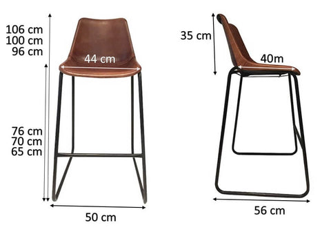 Welke zithoogte heb ik nodig voor mij bar?