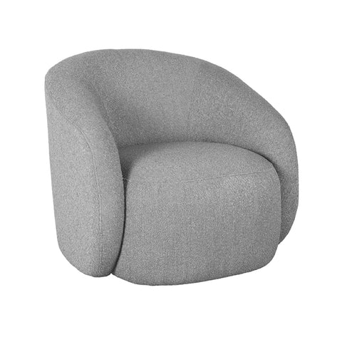 LABEL51 - Fauteuil Alby 1-Zits - Grijs Chic Bouclé