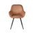 Eetkamerstoel Fender Cognac Micro Suede - set van 2 stuks