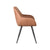 Eetkamerstoel Fender Cognac Micro Suede - set van 2 stuks
