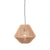 LABEL51 - Hanglamp Ibiza Diamond 1-Lichts 25x25x150 cm - Naturel Jute | Zwart Metaal