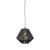 LABEL51 - Hanglamp Ibiza Diamond 1-Lichts 25x25x150 cm - Zwart Jute | Zwart Metaal