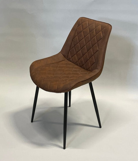 Industrial chair Allure Cognac