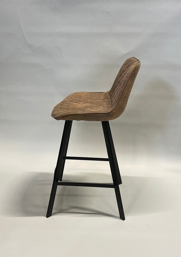 Comfortabele industriële barkruk Allure - Bruin