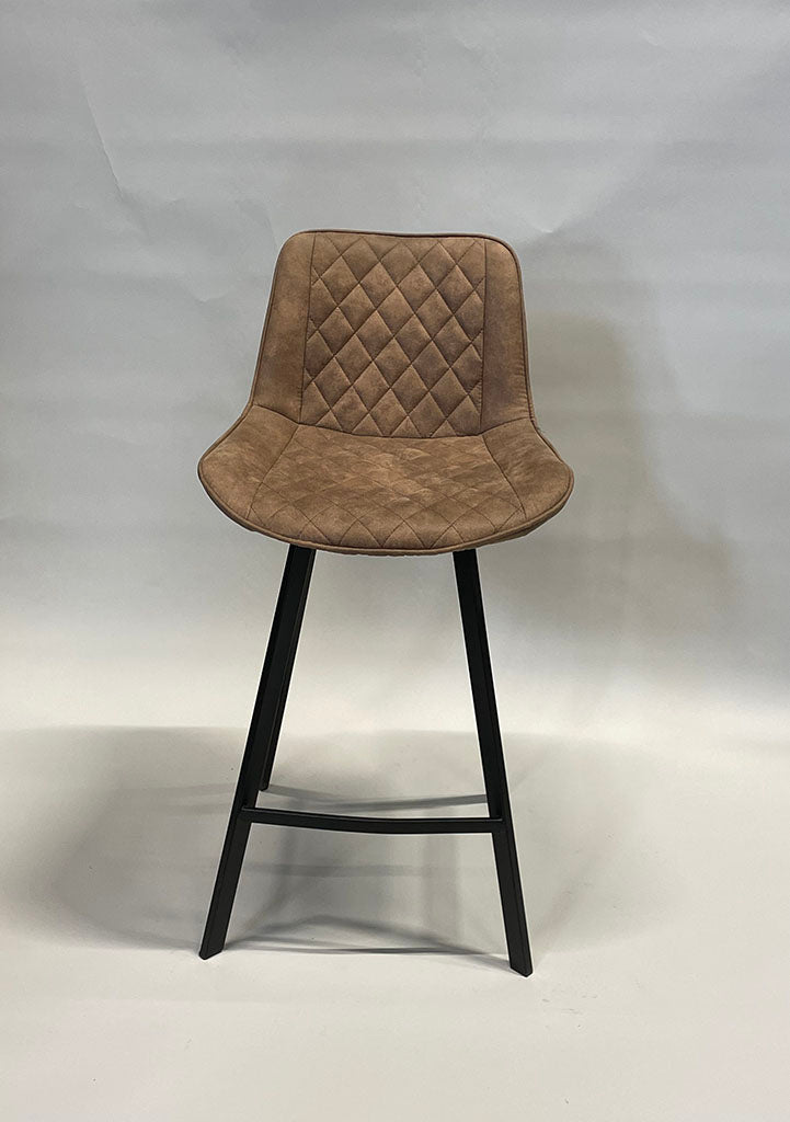 Comfortabele industriële barkruk Allure - Bruin