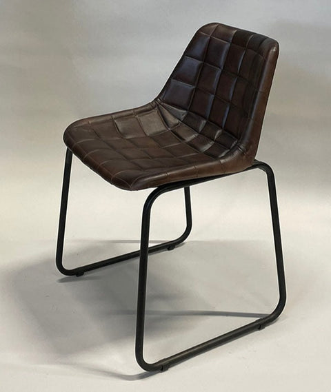 Metalen industriële barkruk Wood stoer, Meubelasia