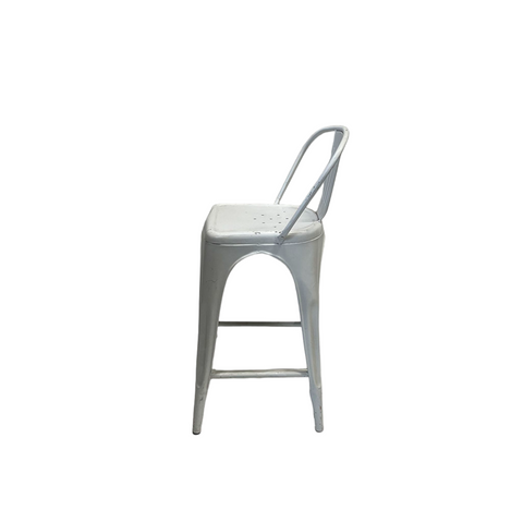 Tough Industrial Barstool / Café / Gold / Black / 65 cm