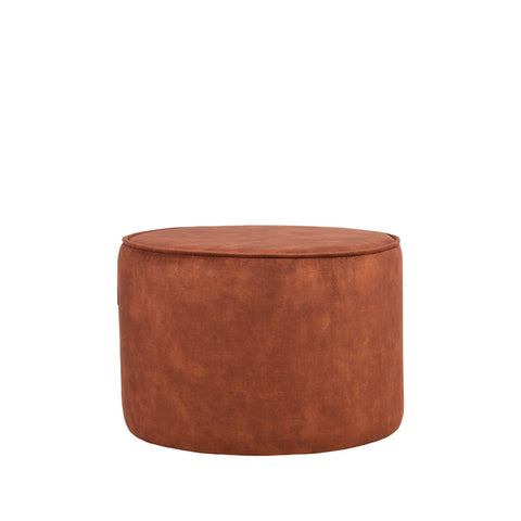 LABEL51 - Poef Tibo 55x55x40 cm - Rust Velours
