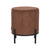 LABEL51 - Poef Troy 41x41x48 cm | M - Rust Ribcord | Zwart Metaal