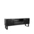 LABEL51 - Tv-meubel Santos 168x40x60 cm - Zwart Mangohout | Zwart Metaal