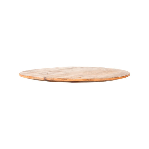 LABEL51 - Restaurant/Bartafel Blad Rond Sloppy Edge 90x90 cm - Rough Mangohout